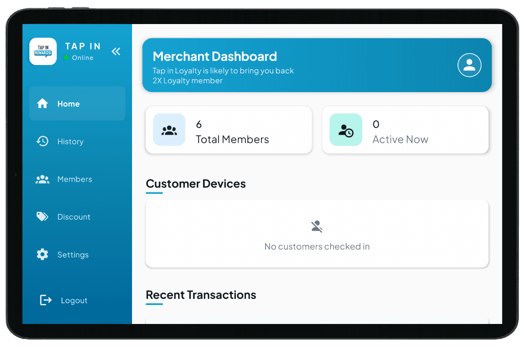 TapIn Rewards Merchant System
